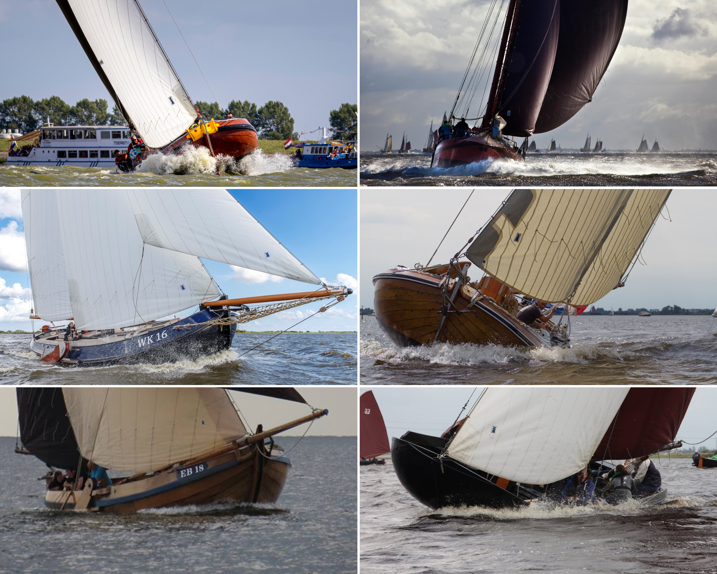 Collage rond en platbodems